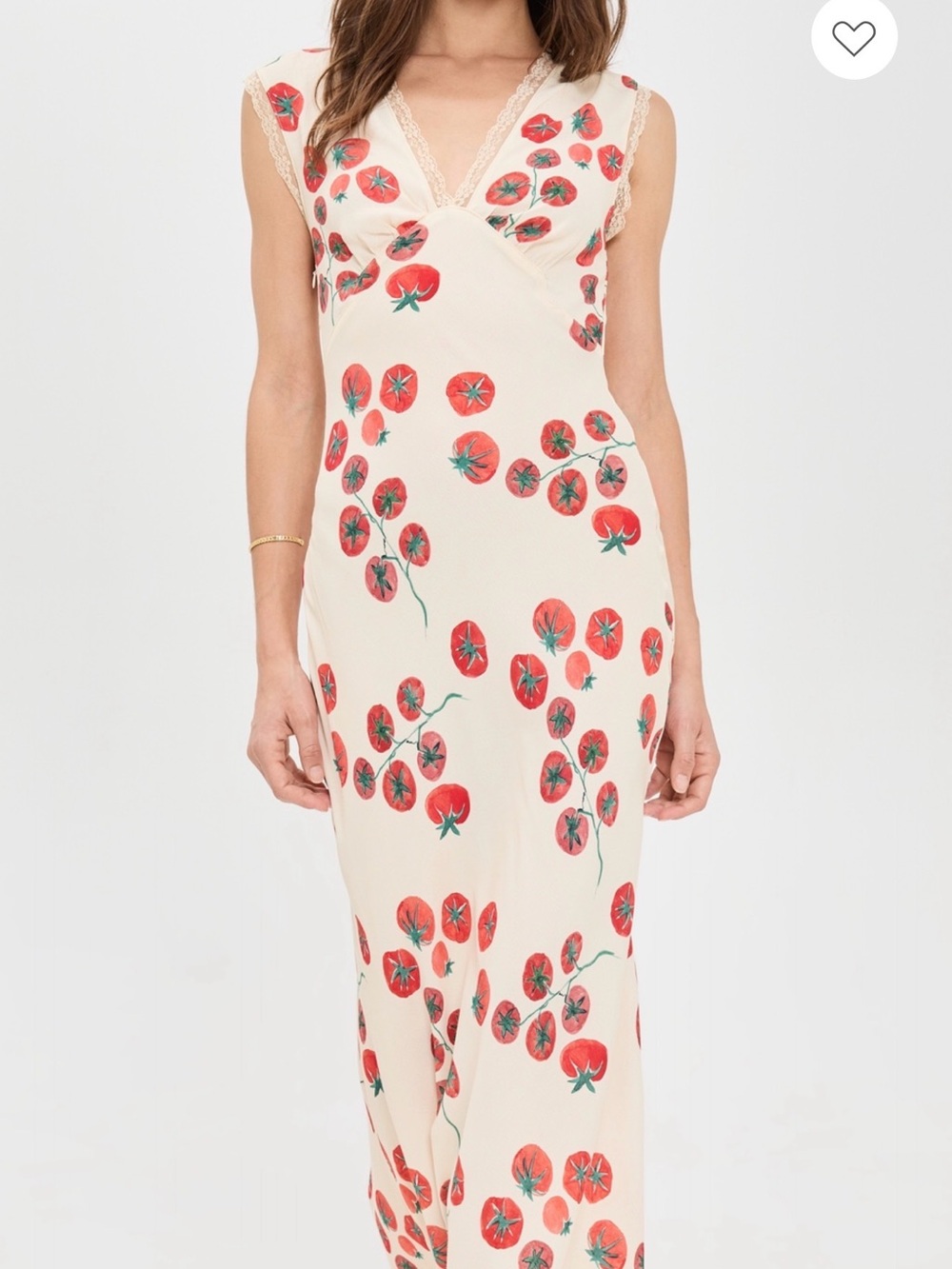 VRG GRL Vintage Lover Bias Cut Maxi Dress Roma